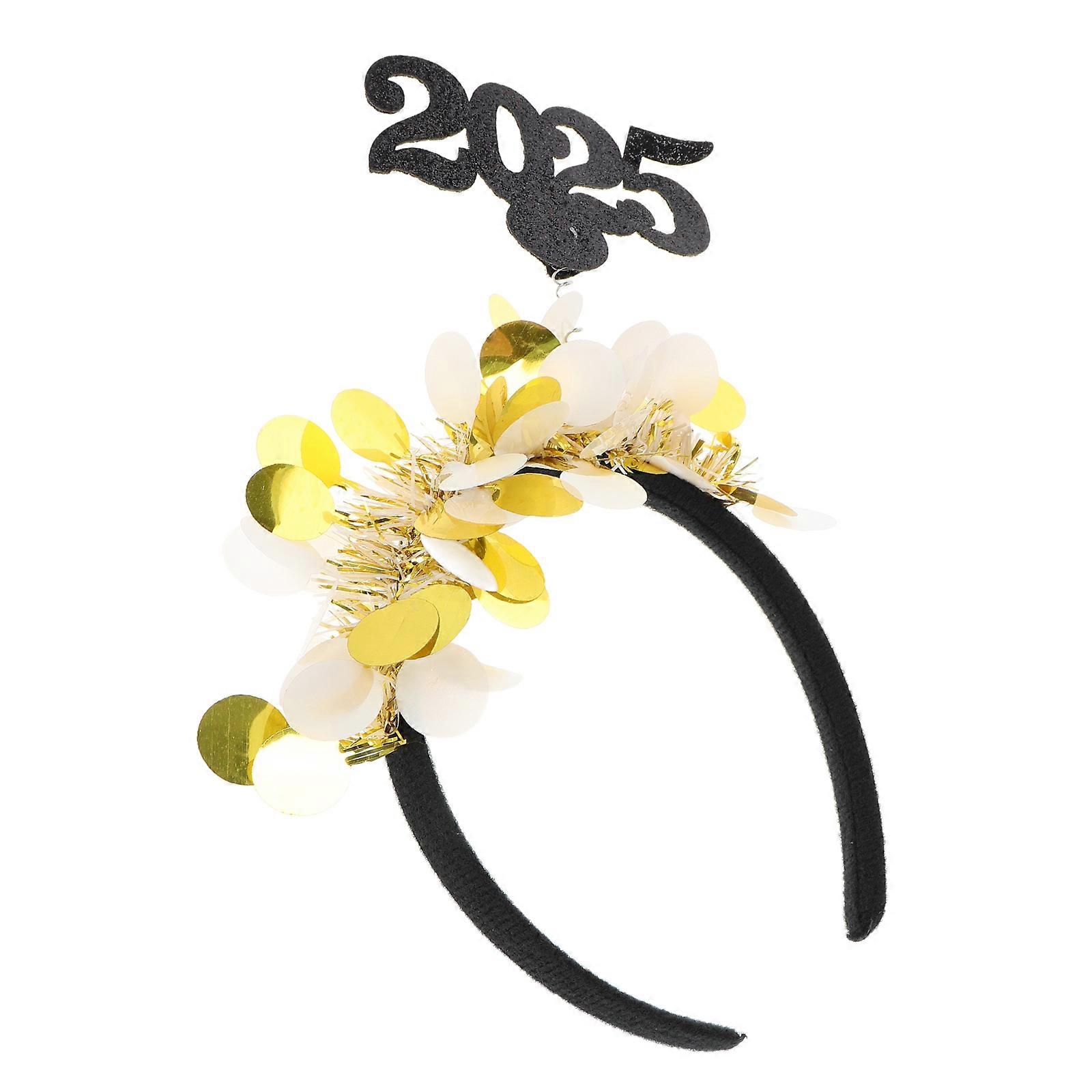 Sparkling Glitter Sequin Headband for Graduation, Year Eve, and Festive Party Celebrations – Durable Hair Accessory