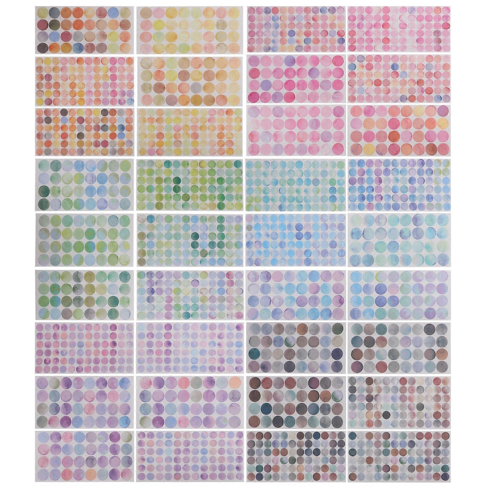 36 Sheets Circle Dot Stickers Labels Dot Stickers Colored Coding Labels Round Dot Stickers Dot Decals
