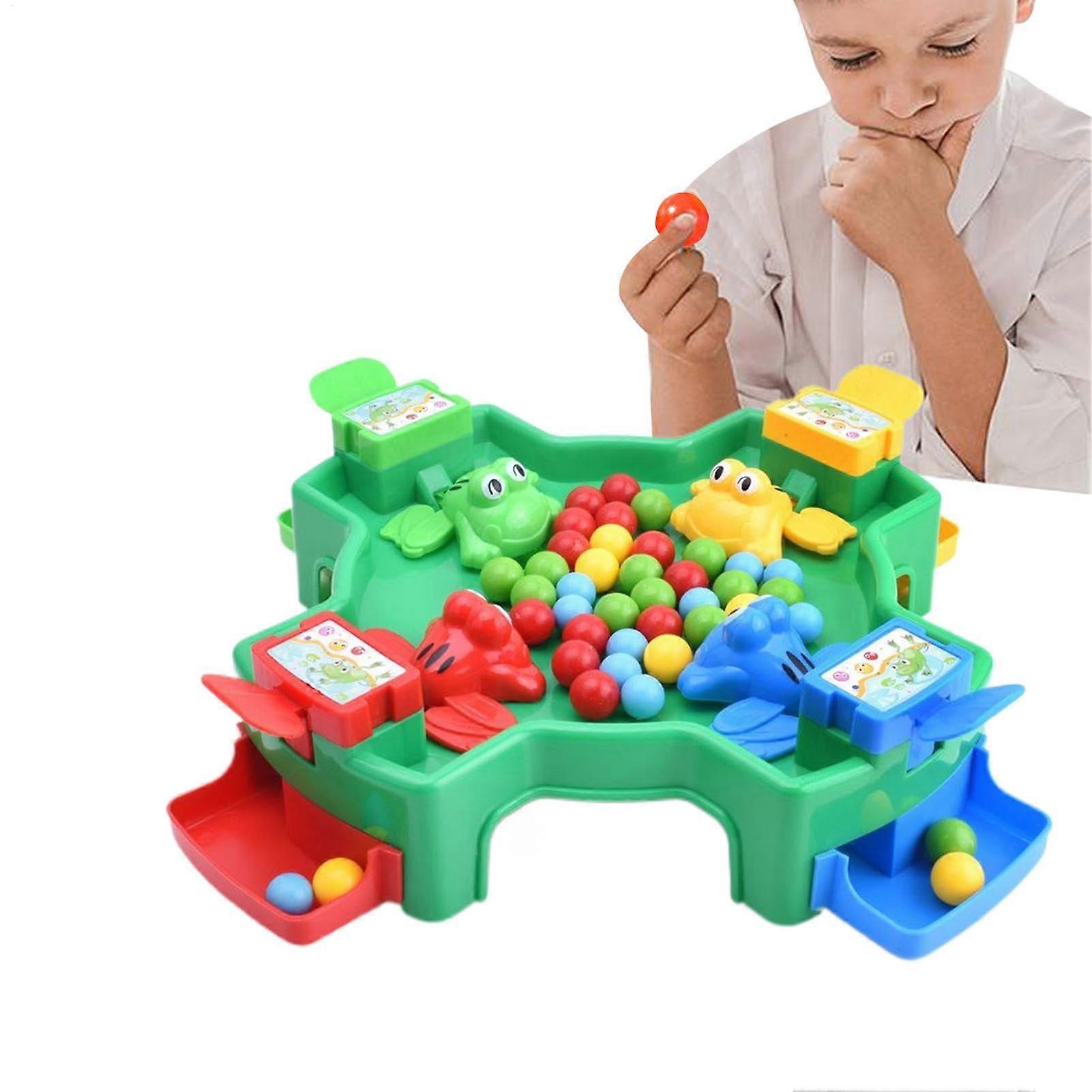 Frog Board Game, Hungry Frog Game, Portable Frog Game, Preschool Tabletop Toy