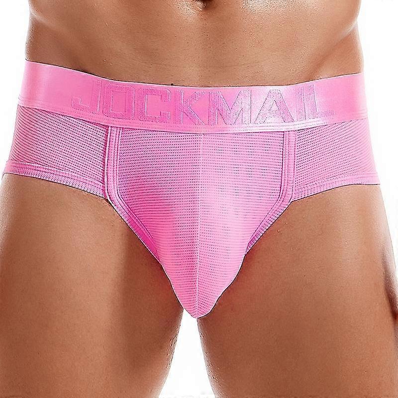 Briefs JOCKMAIL Breathable Mesh Fabric Low Fashion Sports Men's Underwear Everyday Casual Solid Colour Underpants