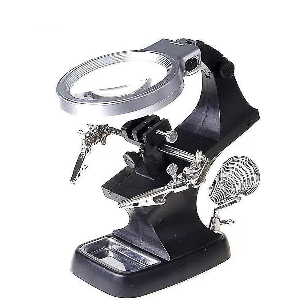 Lupe, Lupe, tool, desktop multifunction magnifier, watch, mobile phone, electronic welding magnifier, 8x, to track luck