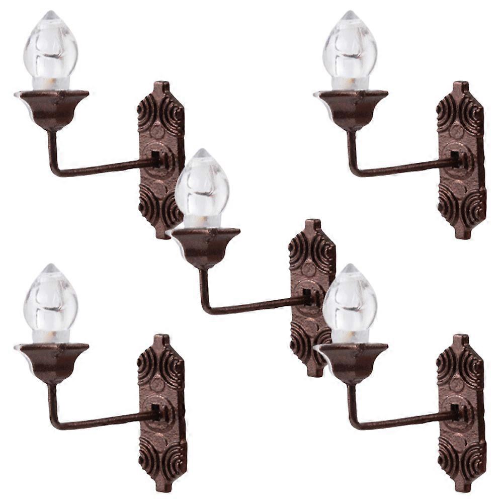 Mini Desk Lamp Tiny Wall Lamps Illumination Diy Crafts 5Pcs