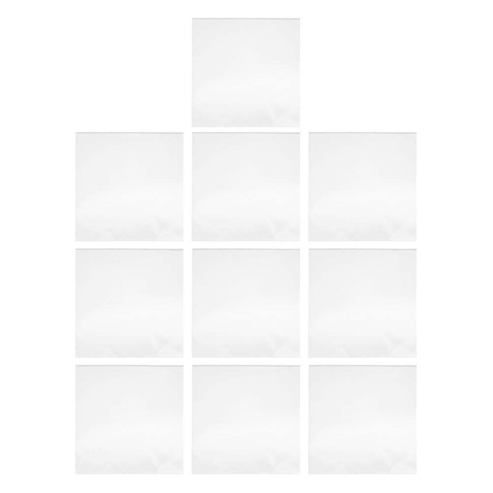 12pcs Vinyl Plastic Protective Sleeves for Records and Outer Sticky Covers