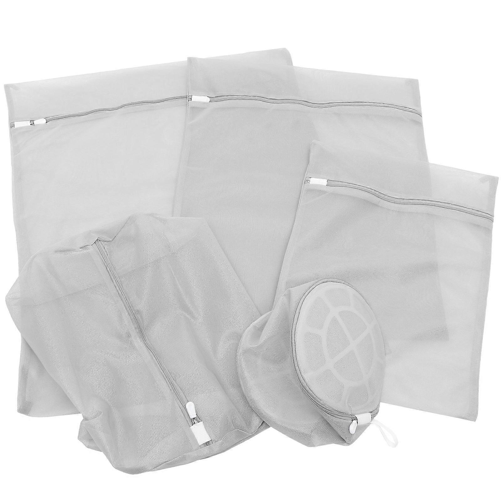 Here's a polished and professional product description for your **5pcs Mesh Laundry Bags Set**:
### **5 Pack Mesh Laundry Bags – Fine Netted