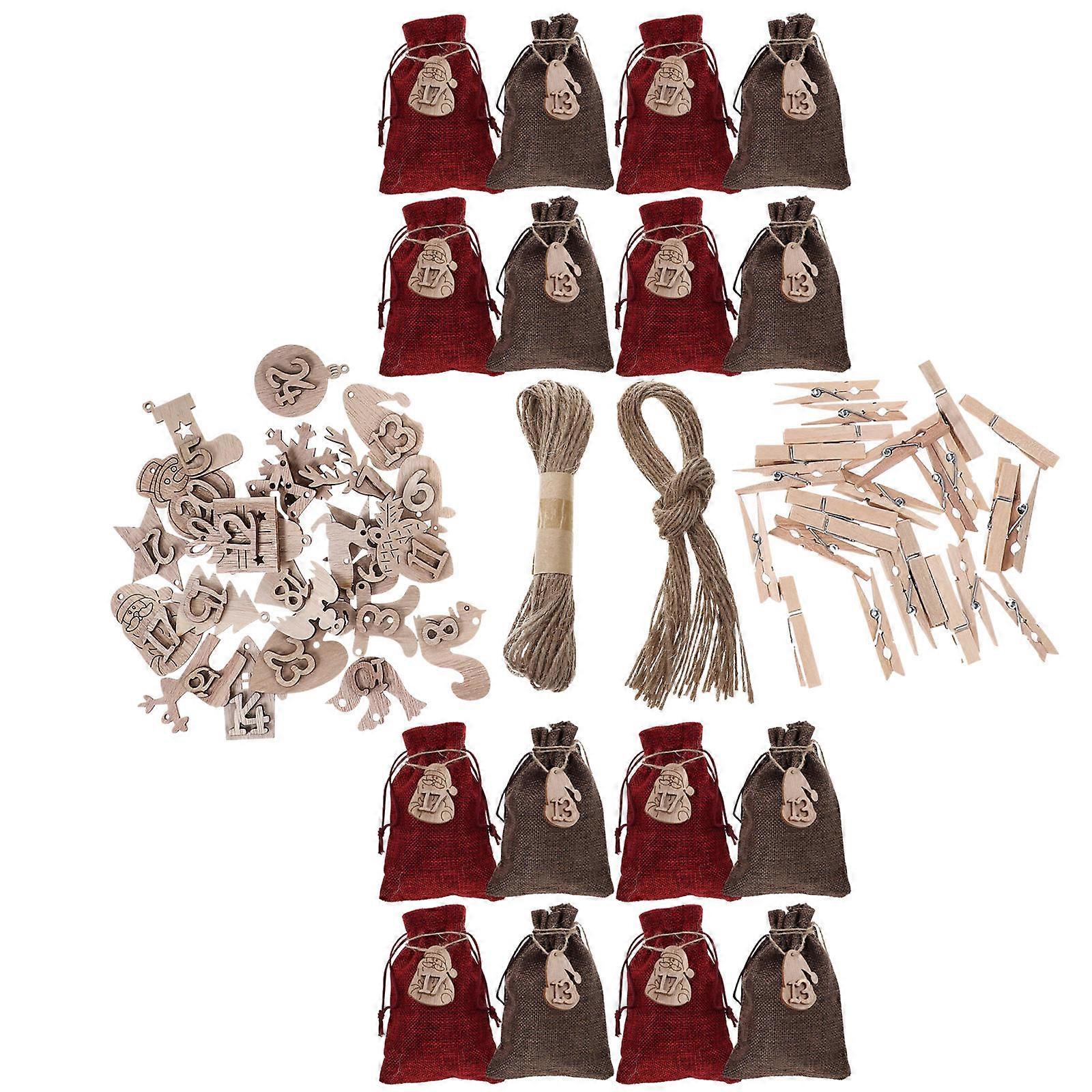 Portable Cloth Candy Bags for Christmas Party Favors and Assorted Color Practical Reliable