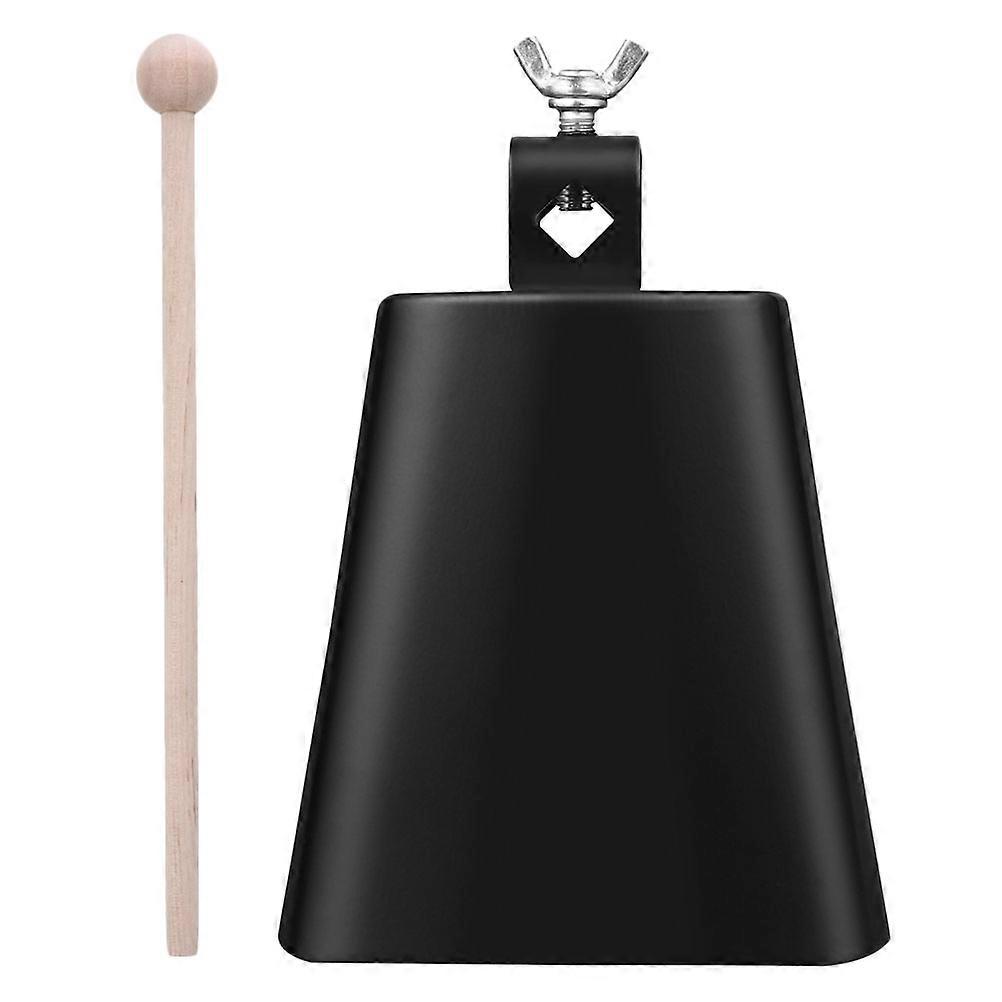 Cow Bell with Drumstick Durable Rhythm Learning Instrument for Early Education and Performances, Bright Sound