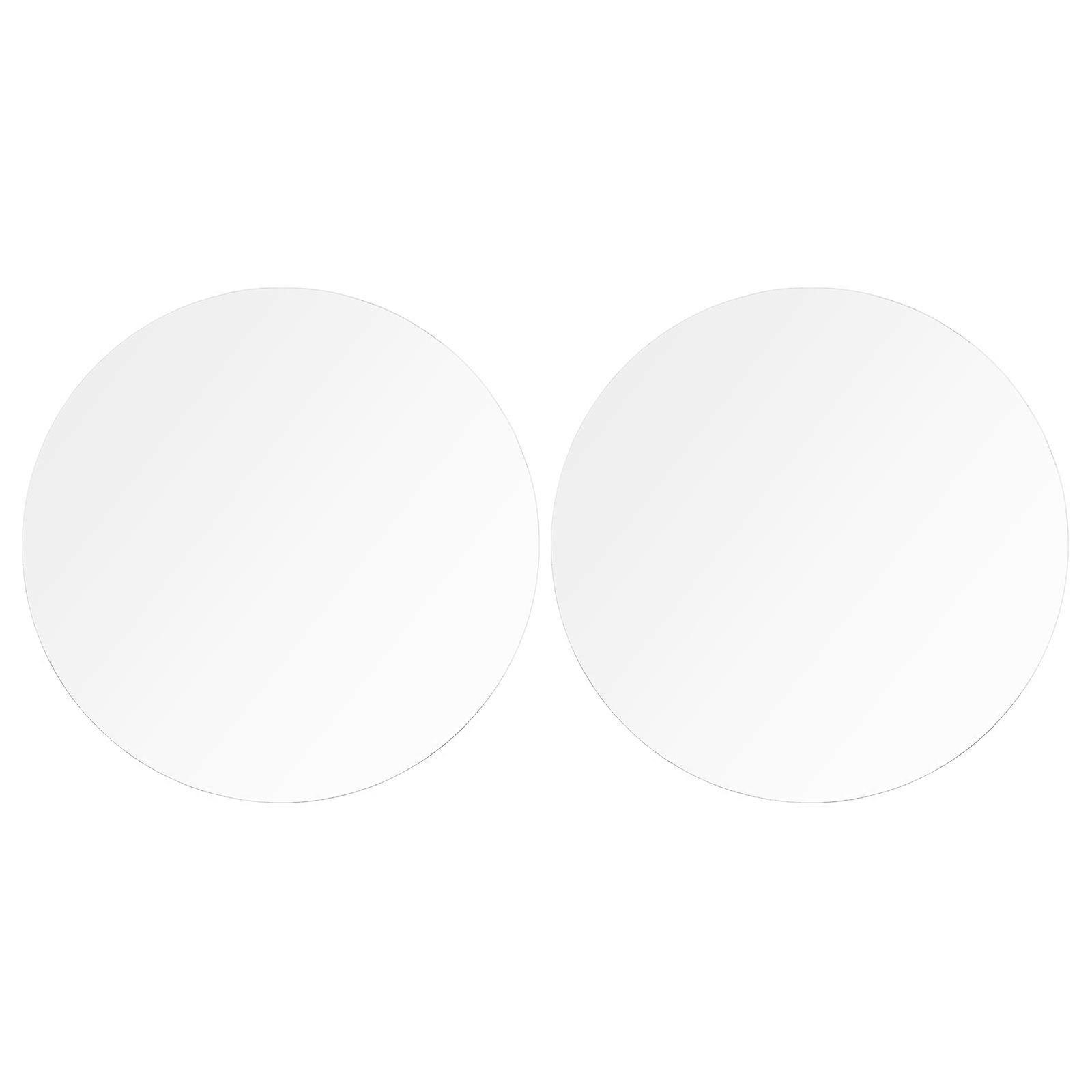 Clear Round Acrylic Discs Thick Transparent Sheets for DIY Crafts & Home Projects Easy to Use with Protective Film