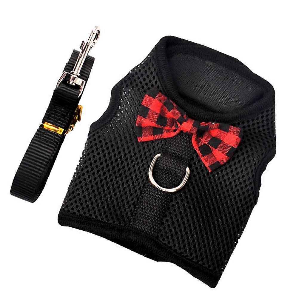 Durable Pet Harness Vest Designed For Dogs With Pulling Strap Perfect For Exercise And Trips 1 Set