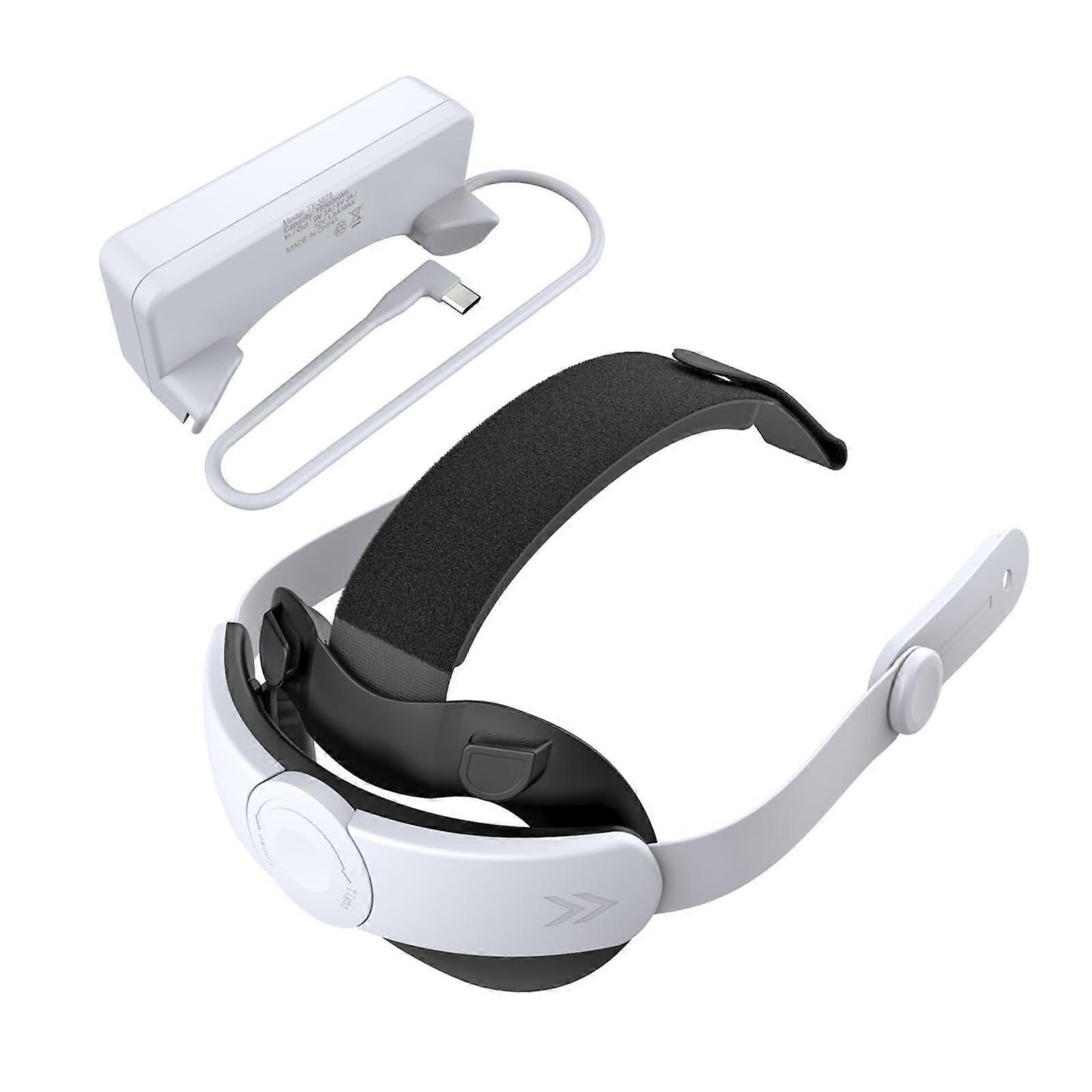 Battery Headband for 3/3S Rechargeable Virtual Reality Headsets, Extend Playtime, Comfortable Fit, Durable Material