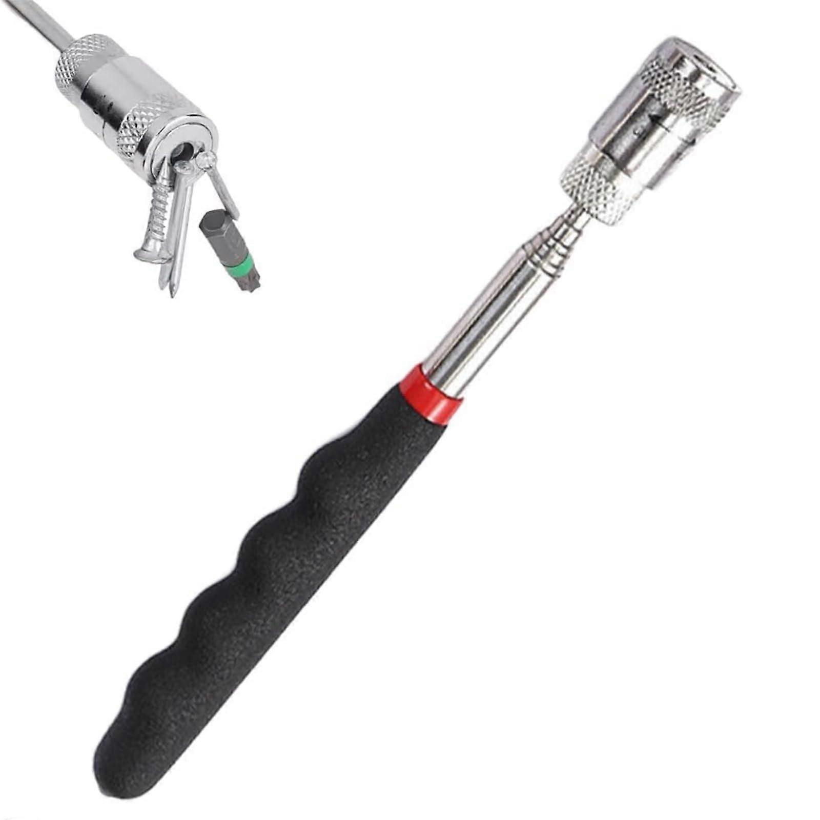 Extendable Magnetic Telescoping Pickup Tool with LED Flashlight (2)