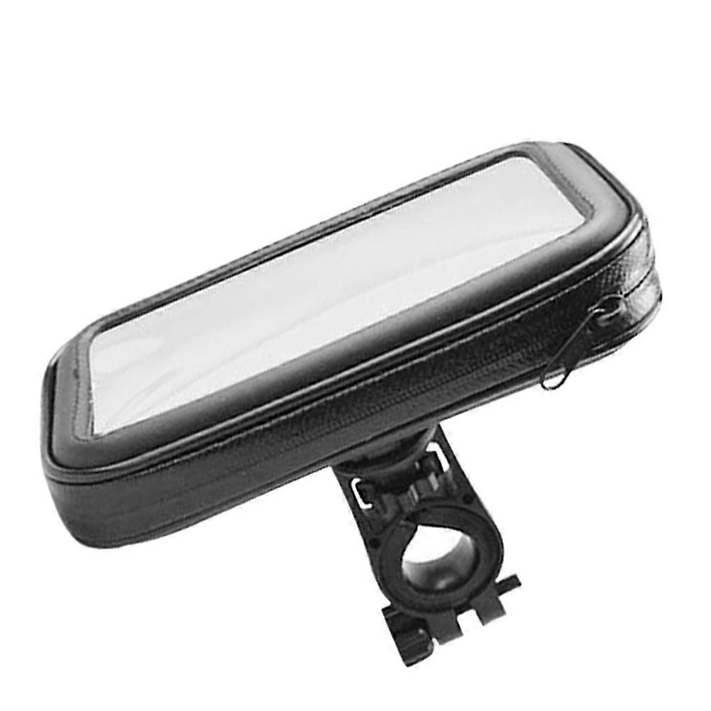 Waterproof Phone Mount For Motorcycle 1 Set Black Shockproof Protection For Outdoor Riding