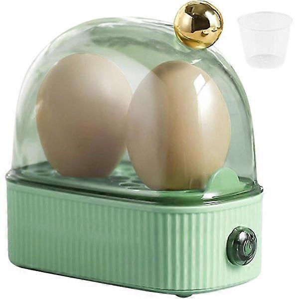 HK Electric Egg Cooker - Compact Steamer for 2 Eggs, Cooks Soft, Medium and Hard - Best Egg Cooker
