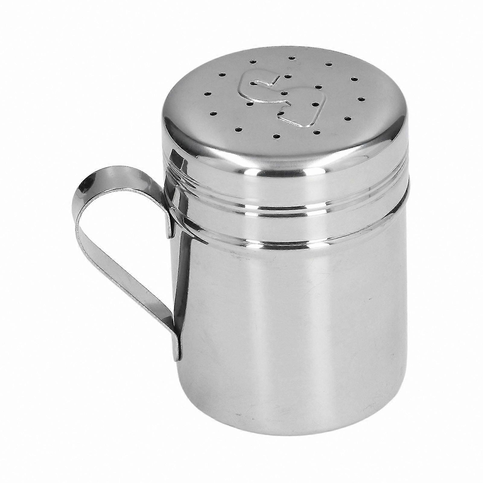 Compact Stainless Steel Spice Dispenser with Handle for Home and Travel Barbecue Use