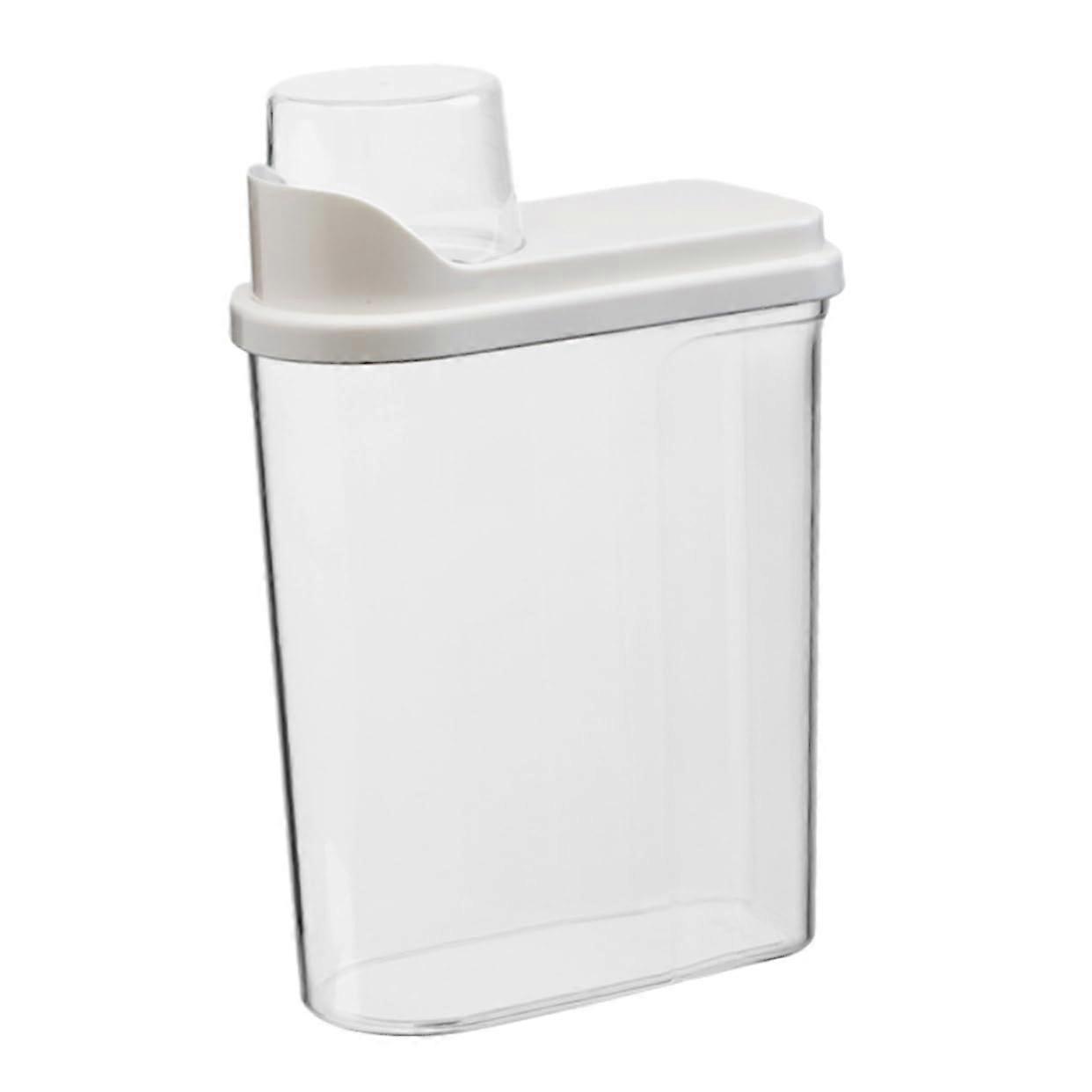 Pet Food Storage Container, Clear Snack Tank with Removable Lid, Airtight and Durable for Dry Food and Treats