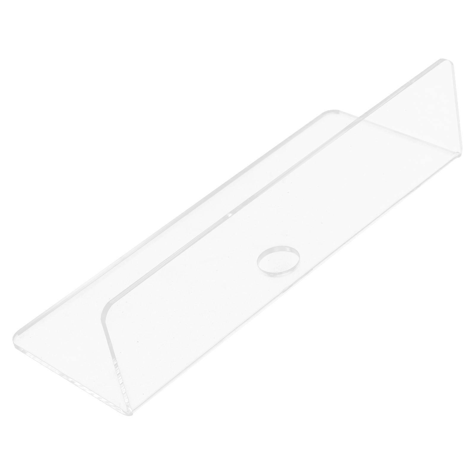 Wall Mounted Floating Shelf Acrylic L Shaped Storage Rack Multifunctional Hanging Shelf