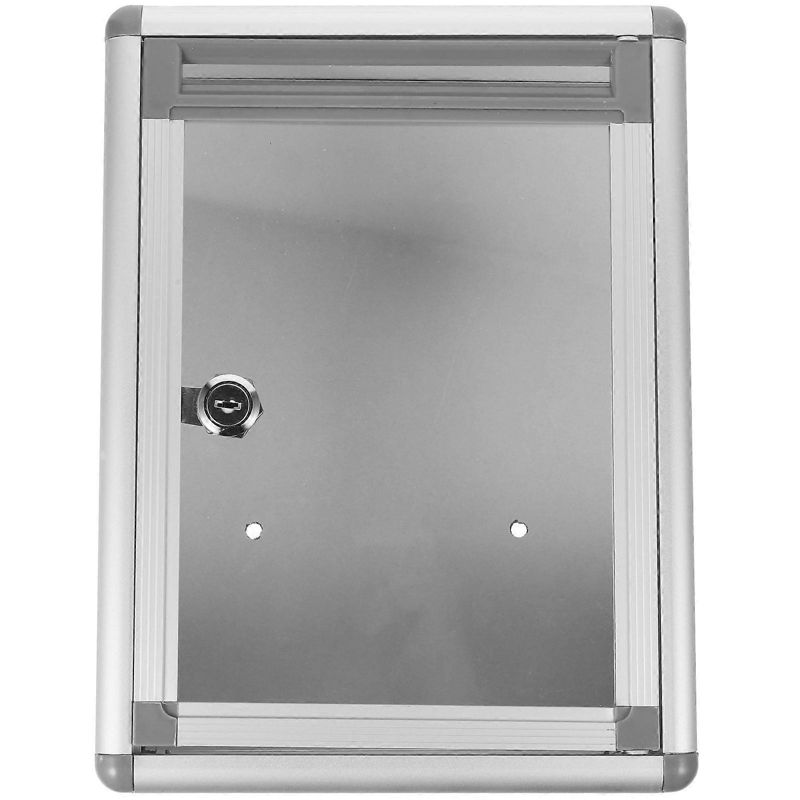 Deposit Bin Suggestion Collection Box Factory Use Transparent Large Capacity Mail Organizer For Desk 11.2×8.5×4.1in Wall Mountable