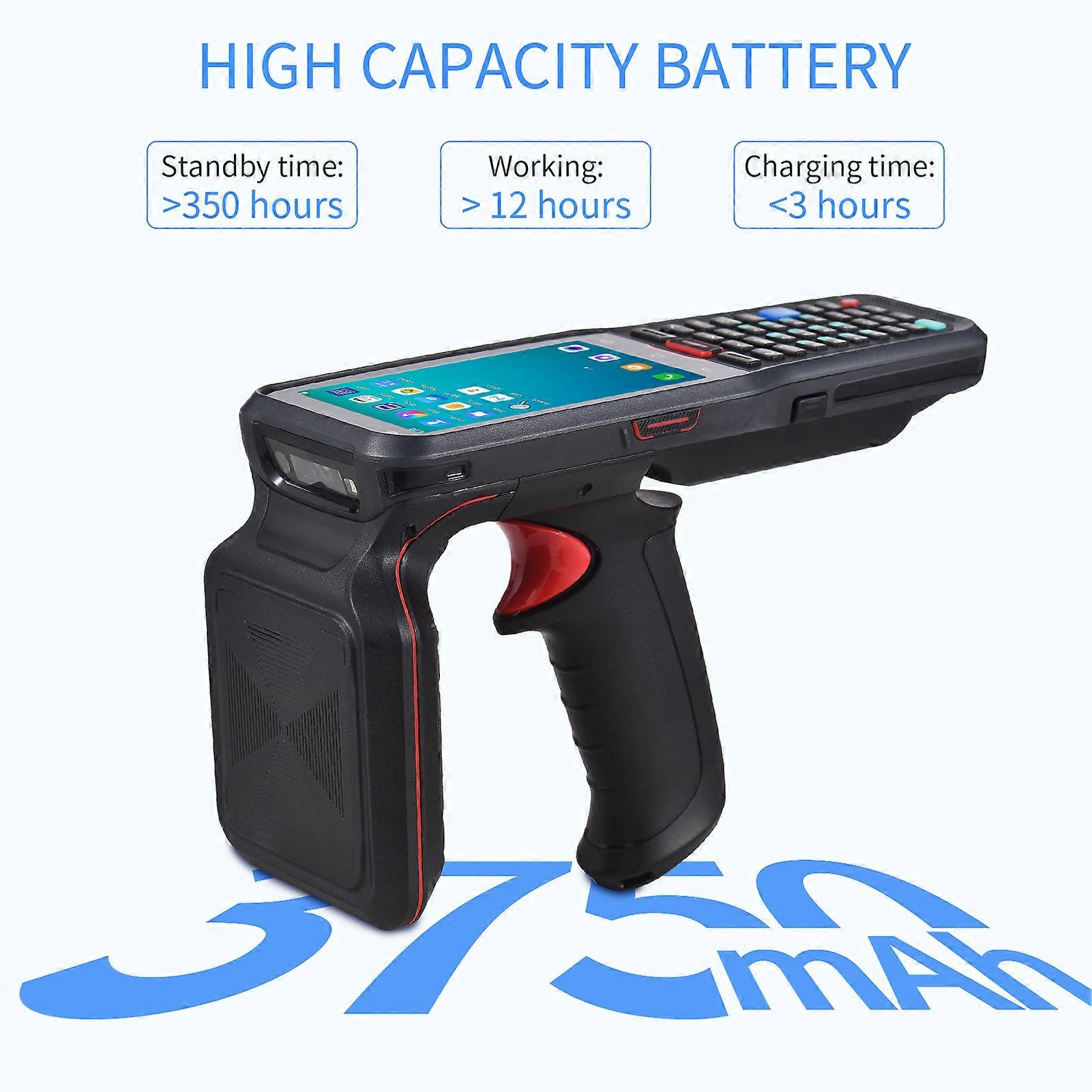 Android 10.0 1D / 2D / QR Barcode Scanner Handheld Mobile Terminal PDA mit Honeywell 2D Scan Engine Unterstützung Wireless Wi-Fi 4G mit 4,0 Zoll Touchscreen