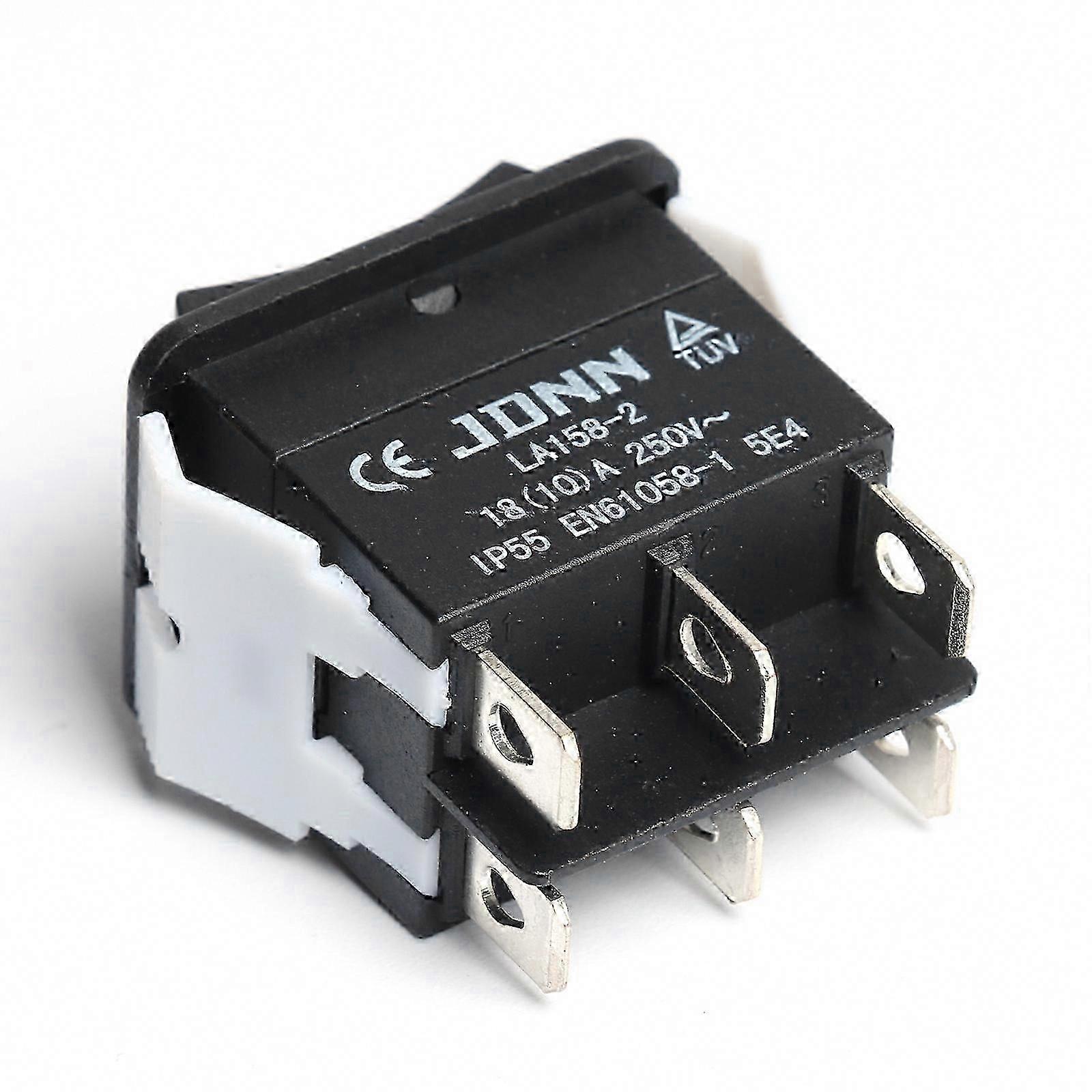 JDNN Micro interrupteur de commande électrique LA158-2 10A 250V étanche Double Réinitialisation Interrupteur Ensemble