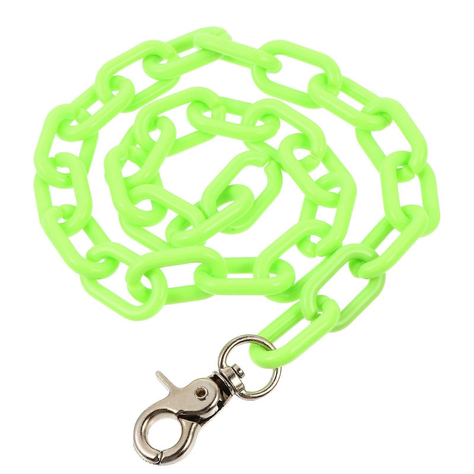 Green Acrylic Trousers Chain for Decoration Punk Pants Chain Easily Attaches Keys and Wallets 1Pc