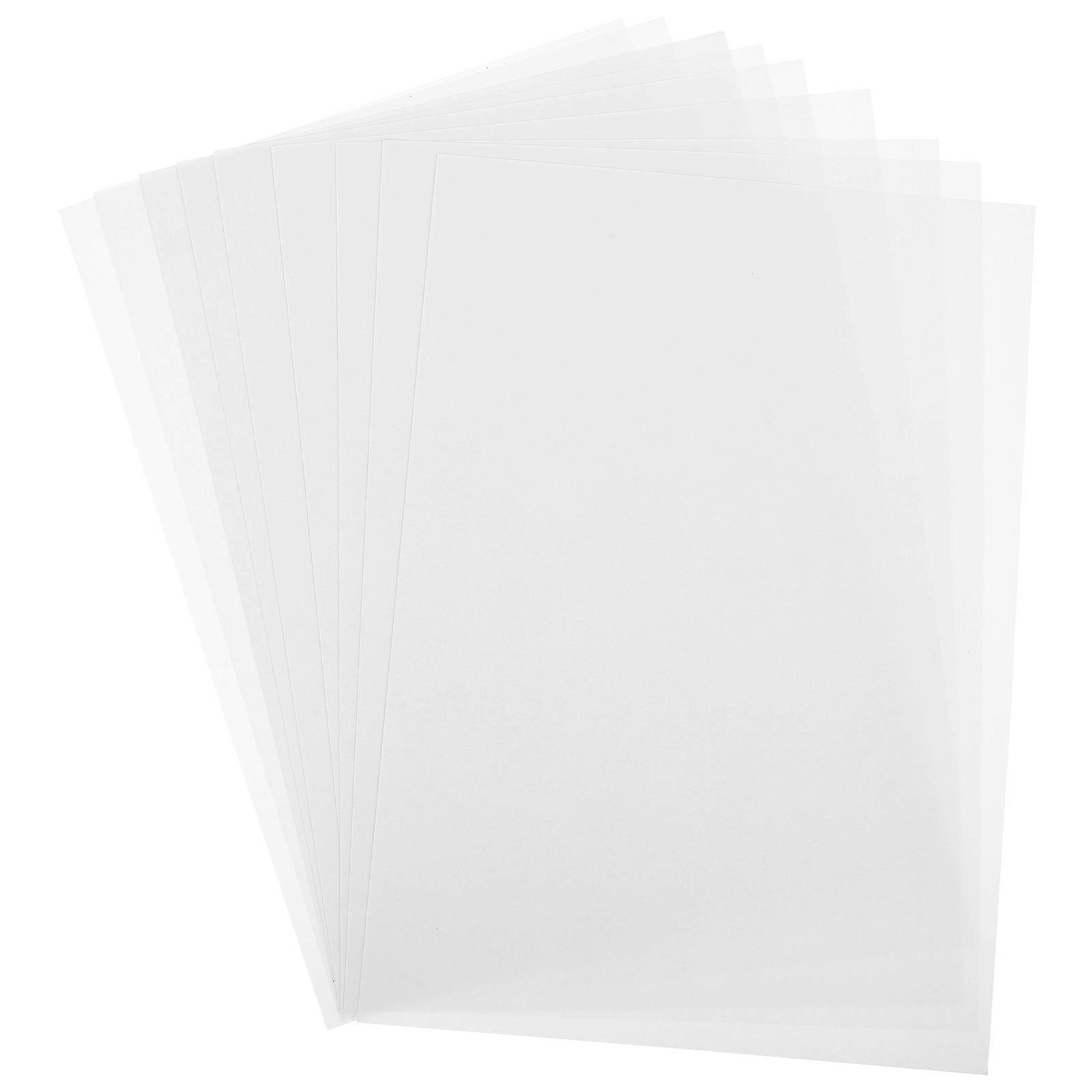 Frosted Printable Matte PVC Sheets for Embossing, DIY Projects & Creative Design – 10 Pack