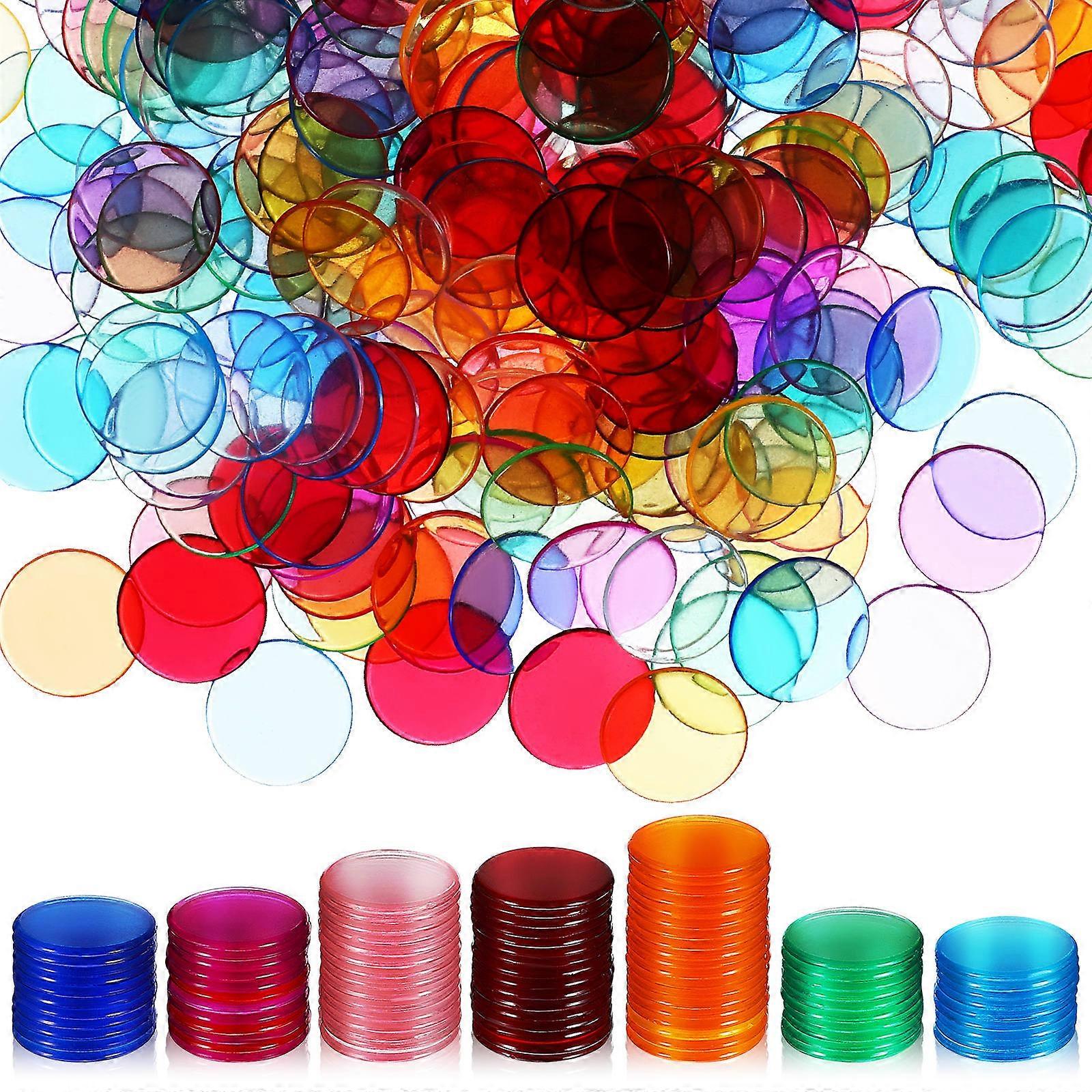 Plastic Chips 300 Pcs Counting Game Chips For Carnival Classroom Educational Use