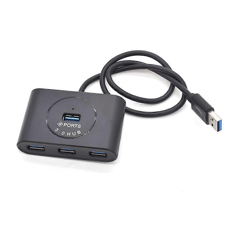 USB 3.0 Hub 4-Port Connection For Travel Office Use Laptop Devices Small Lightweight 1Pcs
