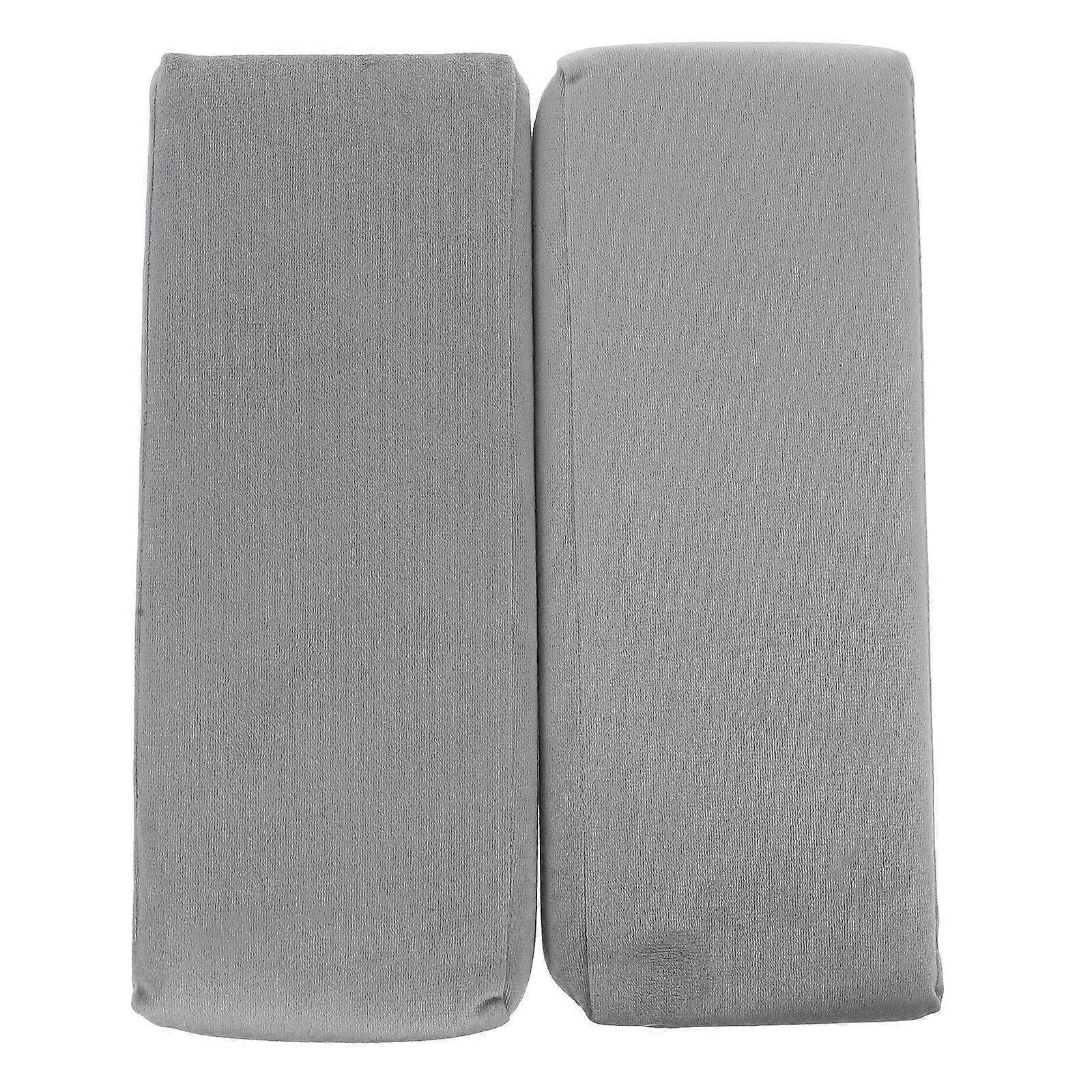 Ergonomic Chair Armrest Pad for Comfortable Support 1Pair of Grey Cushions