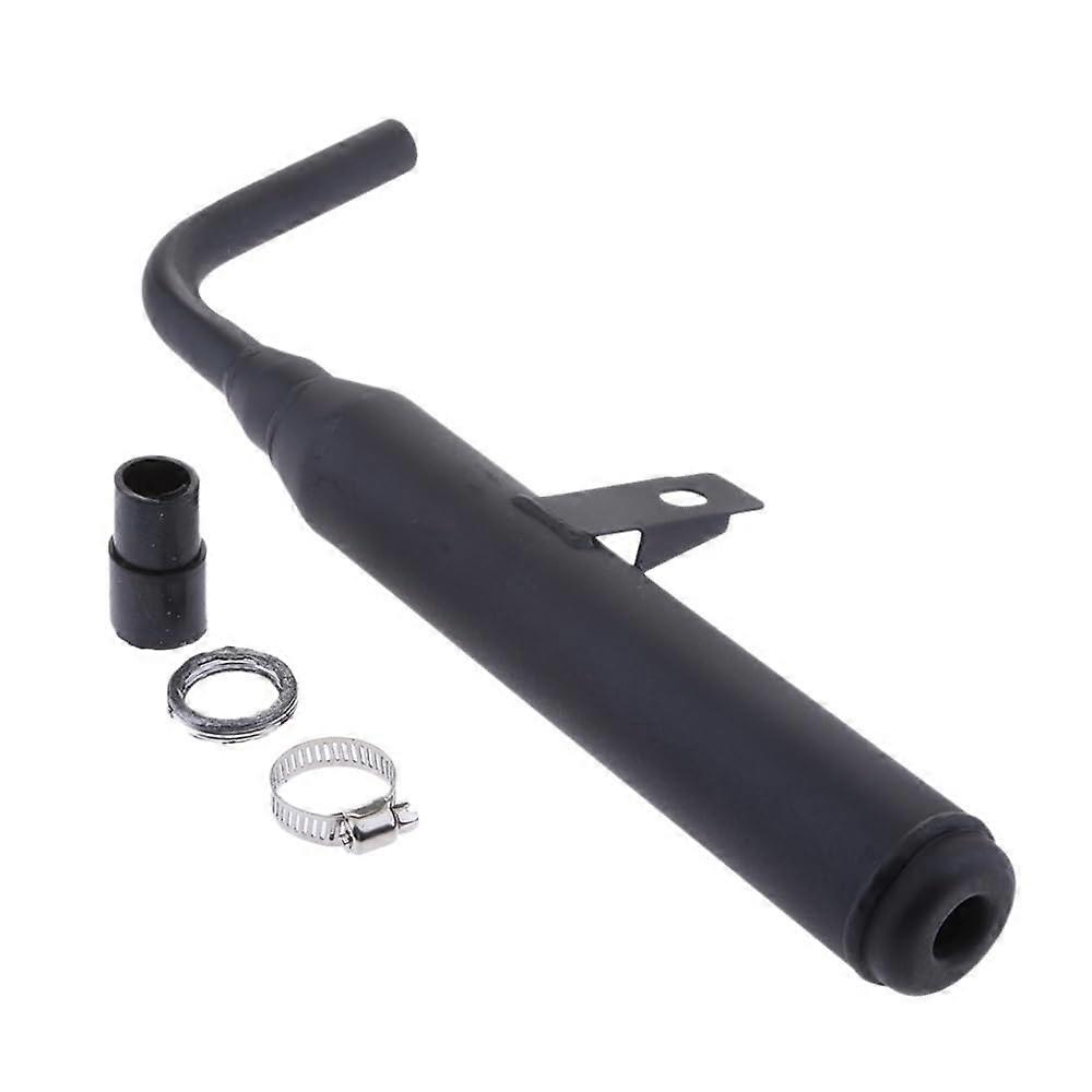 Motorcycle Rear Silencer Pipe for Yamaha PW50 320mm Exhaust System Replacement Compatible with PW 50 Models