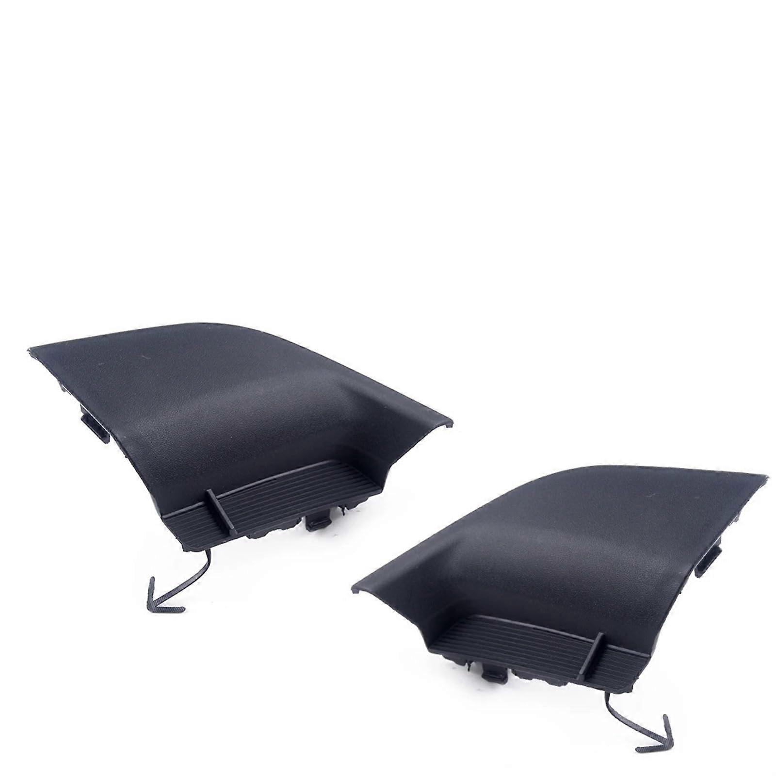 Front Bumper Tow Hook Cover Caps for Toyota RAV4, 2-Pack, Black Plastic, Compatible with EU Models 2016-2018