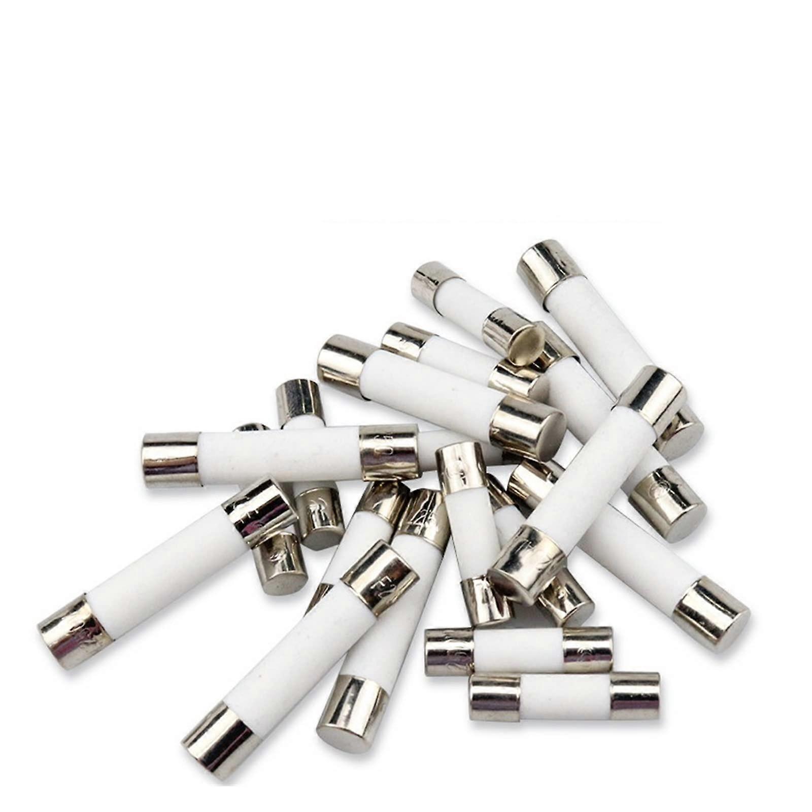 5x20mm Ceramic Fast Pipe Fuses - 10 Pcs 250V 0.5A 1A 2A 3A 4A 5A 6A 8A 10A 15A 20A 25A 30A AMP Fuse (Color: 3A)