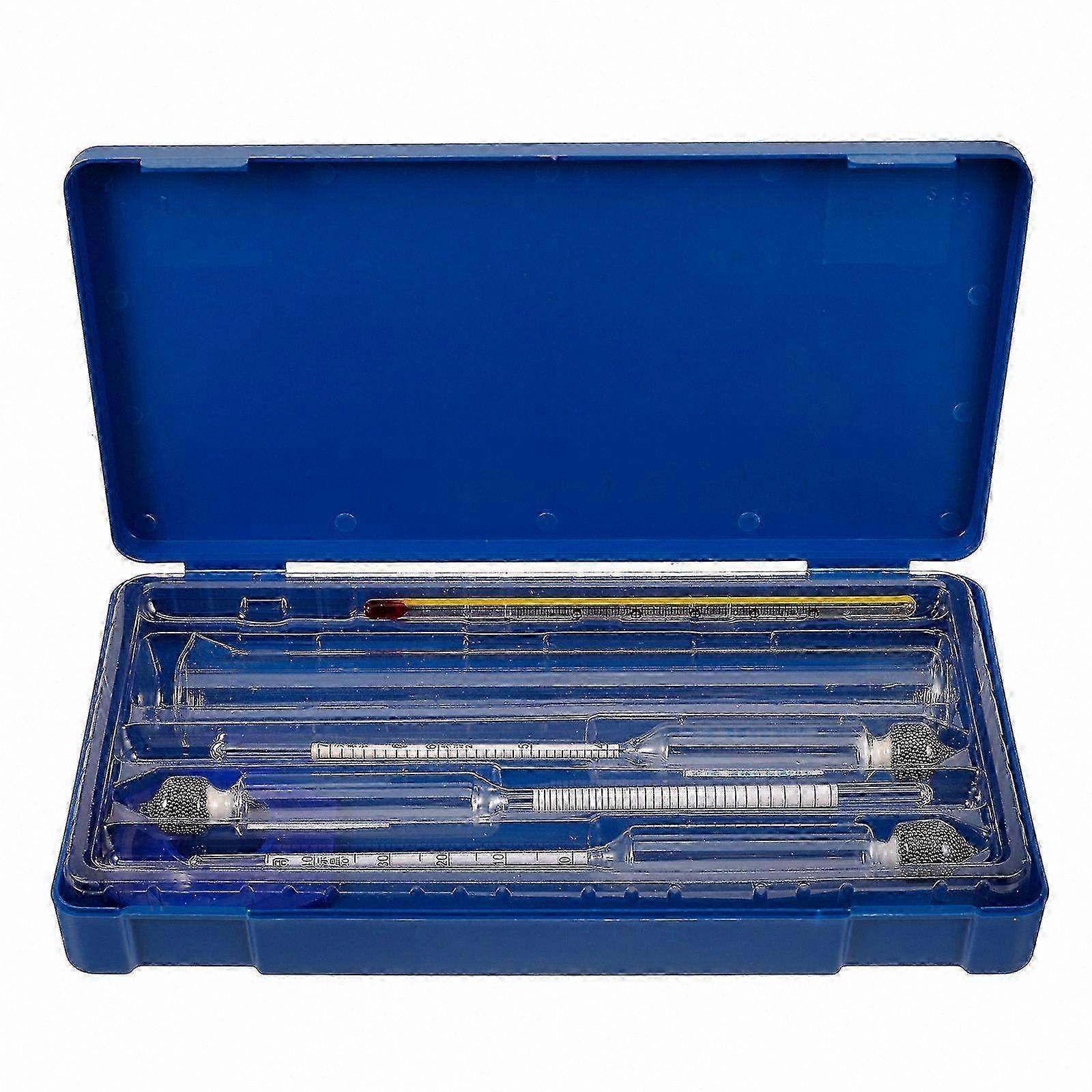 Alcohol Hydrometer Set for Liquor Distilling and Home Brewing with Accurate Testing Functionality