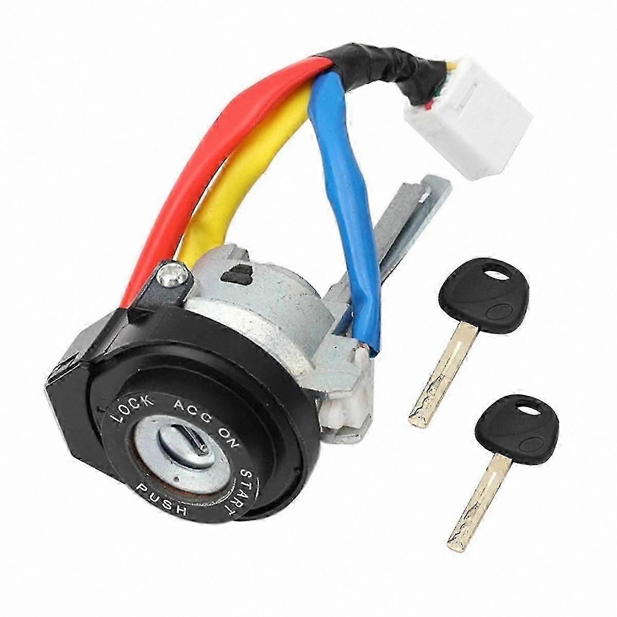 8-Cylinder Compatible Auto Door Lock and Ignition Switch Assembly