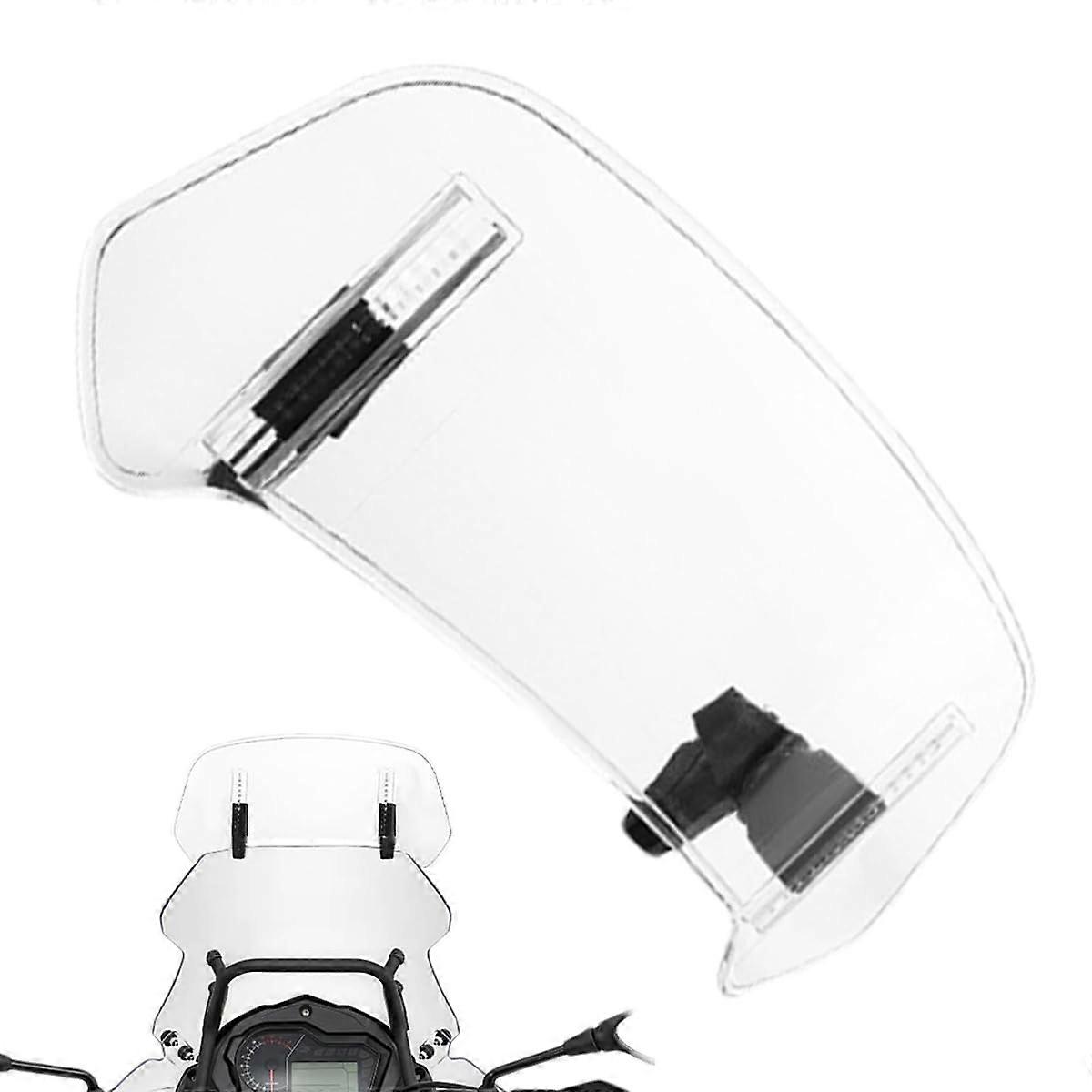 Motorcycle Modified Windshield, Adjustable Clip-On Screen Extension, Universal Fit for Most Dirt Bikes and Motorcycle Models
