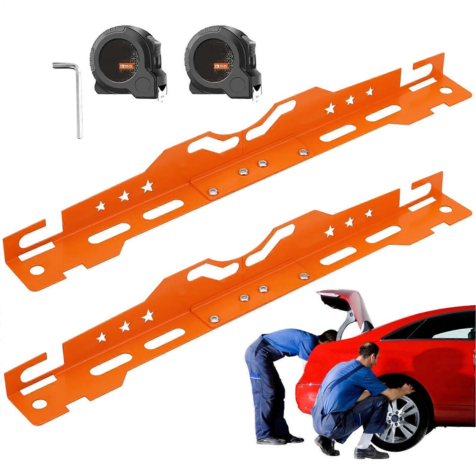 Wheel Alignment Track Plates with Alloy Steel Construction for Cars and Trucks Precision Adjustment