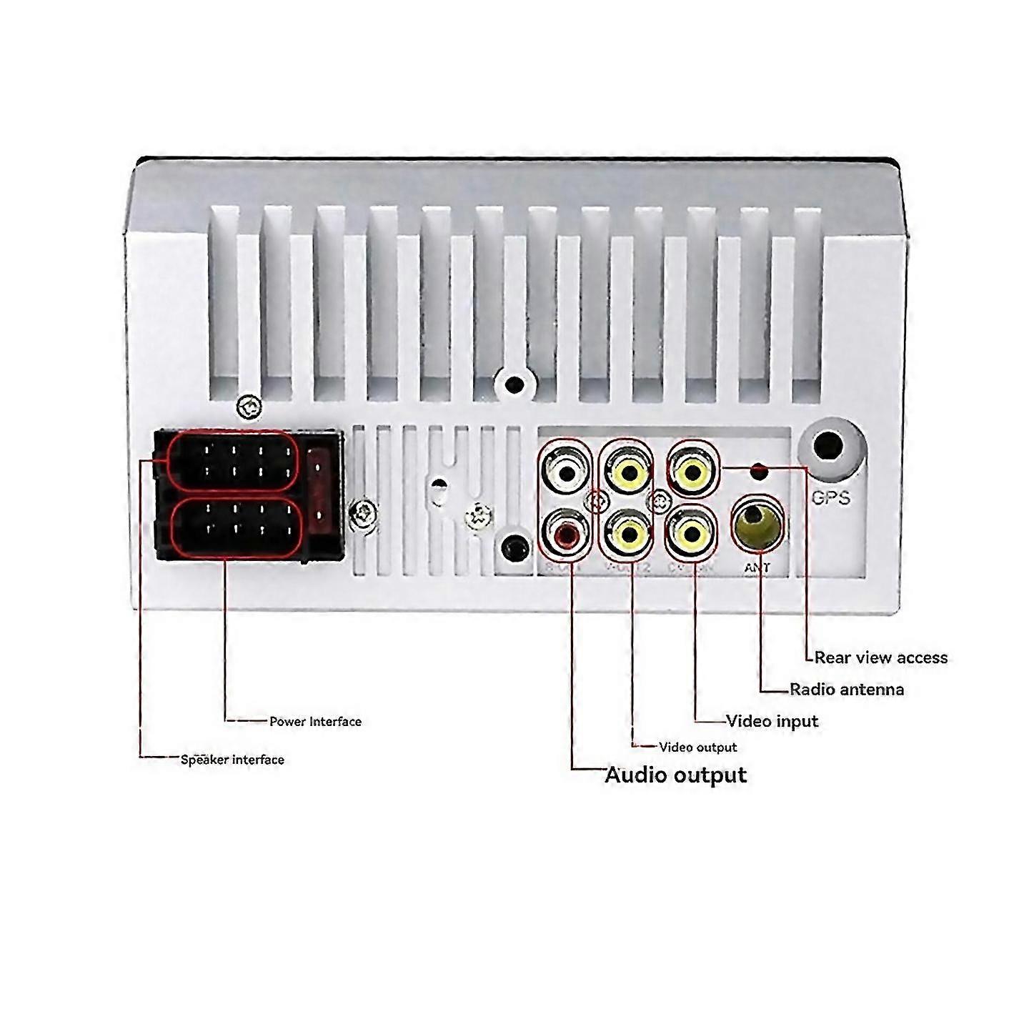 For 7018b car av 7 inch hd press screen car bluetooth mp5 player