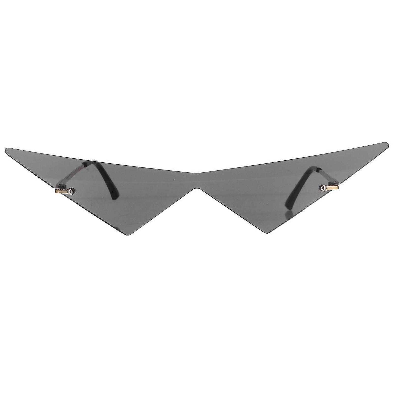 Fashion Sunglasses 2Pcs Triangle Eyewear Unisex for Various Occasions Lightweight Sunlight Protection 2Set