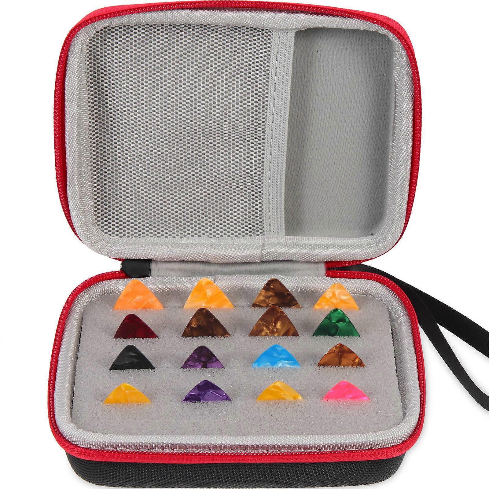 Durable Guitar Picks With Storage Case Suitable For Guitar Players And Musicians In Multi Color Perfect For Travel Practice Performance 2 Sets