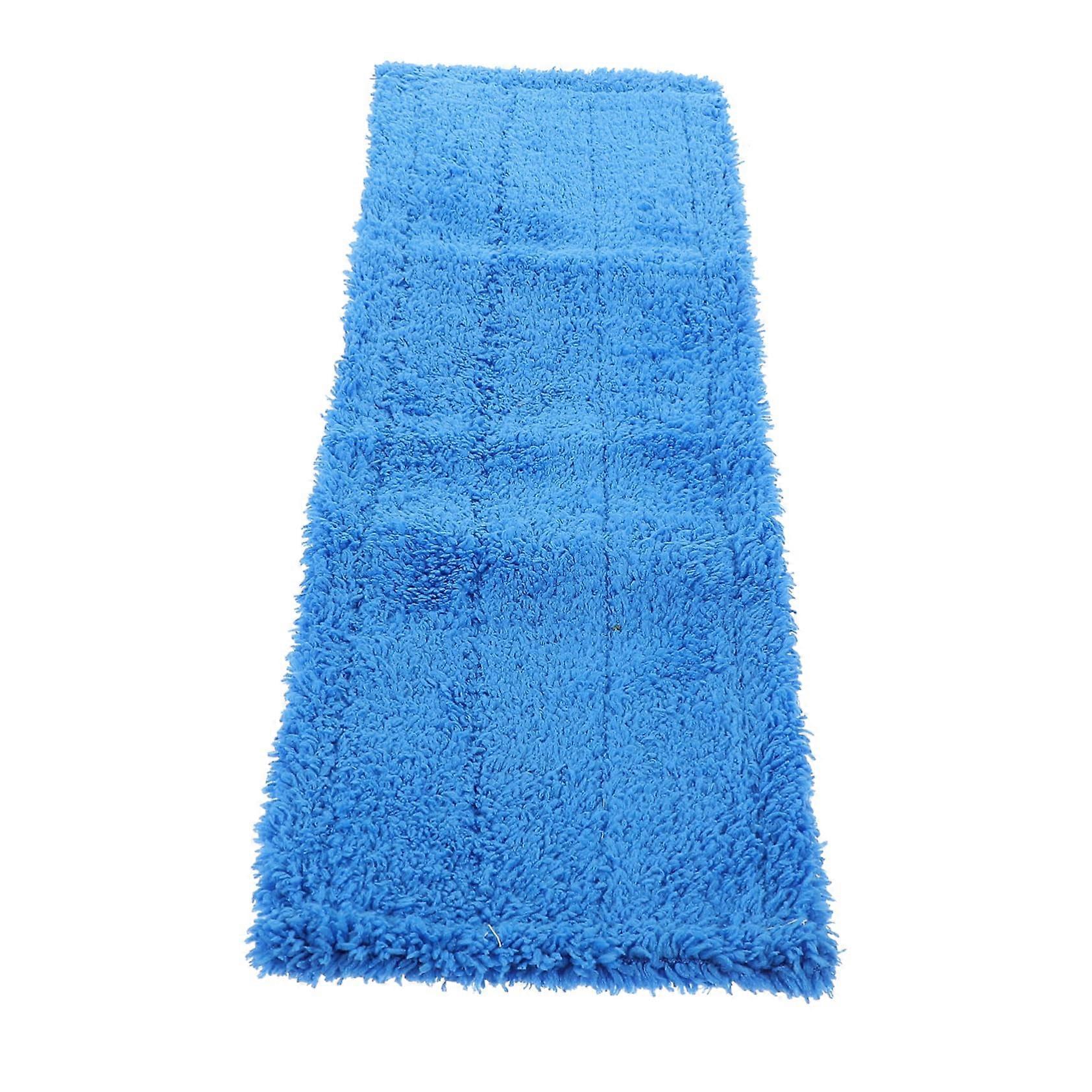 Mop Fabric Head Replacement Pack - Blue Microfibre Mop Heads for Floor and Carpet Cleaning, Compatible with Standard Mops