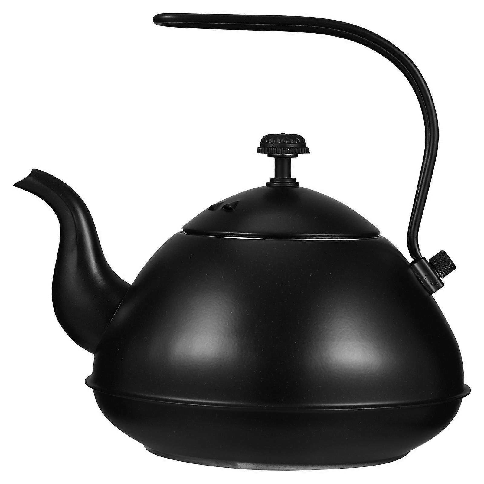Boiling Kettle Stainless Steel Water Kettle Home Use Black Practical Design Boiling Water 1Pack