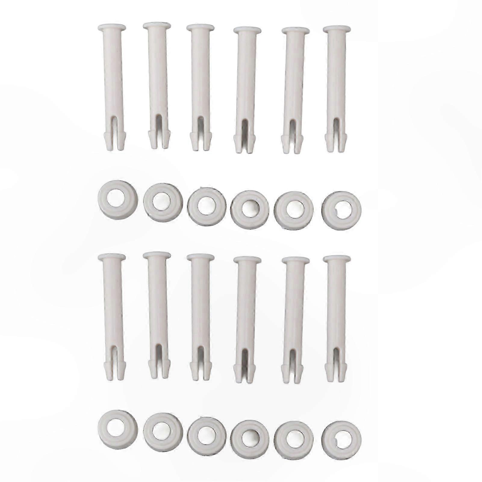 12-Pack PVC Joint Pins for Swimming Pool Fittings, Compatible with 7cm/2.8in Frame Kits, Durable and Practical Fasteners