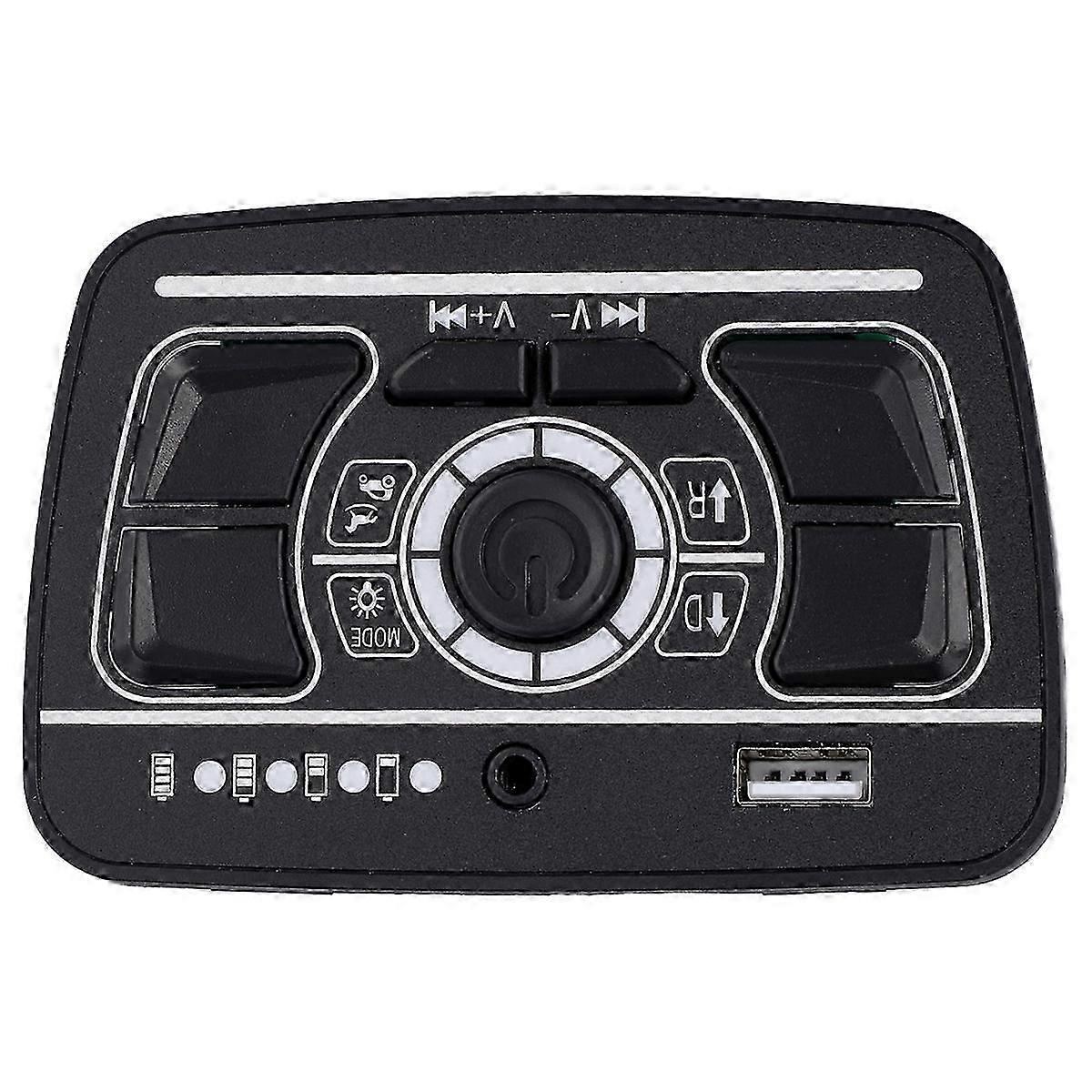 Children's Electric Car Central Control Panel with Multi-Functional Bluetooth Music & Power Monitor, Style 2