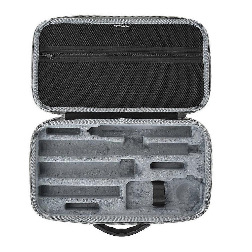 for Insta360X5 X4 Portable Case with Handle Pocket Hard Shell Bag Travel Case Fits Selfie Stick Batt