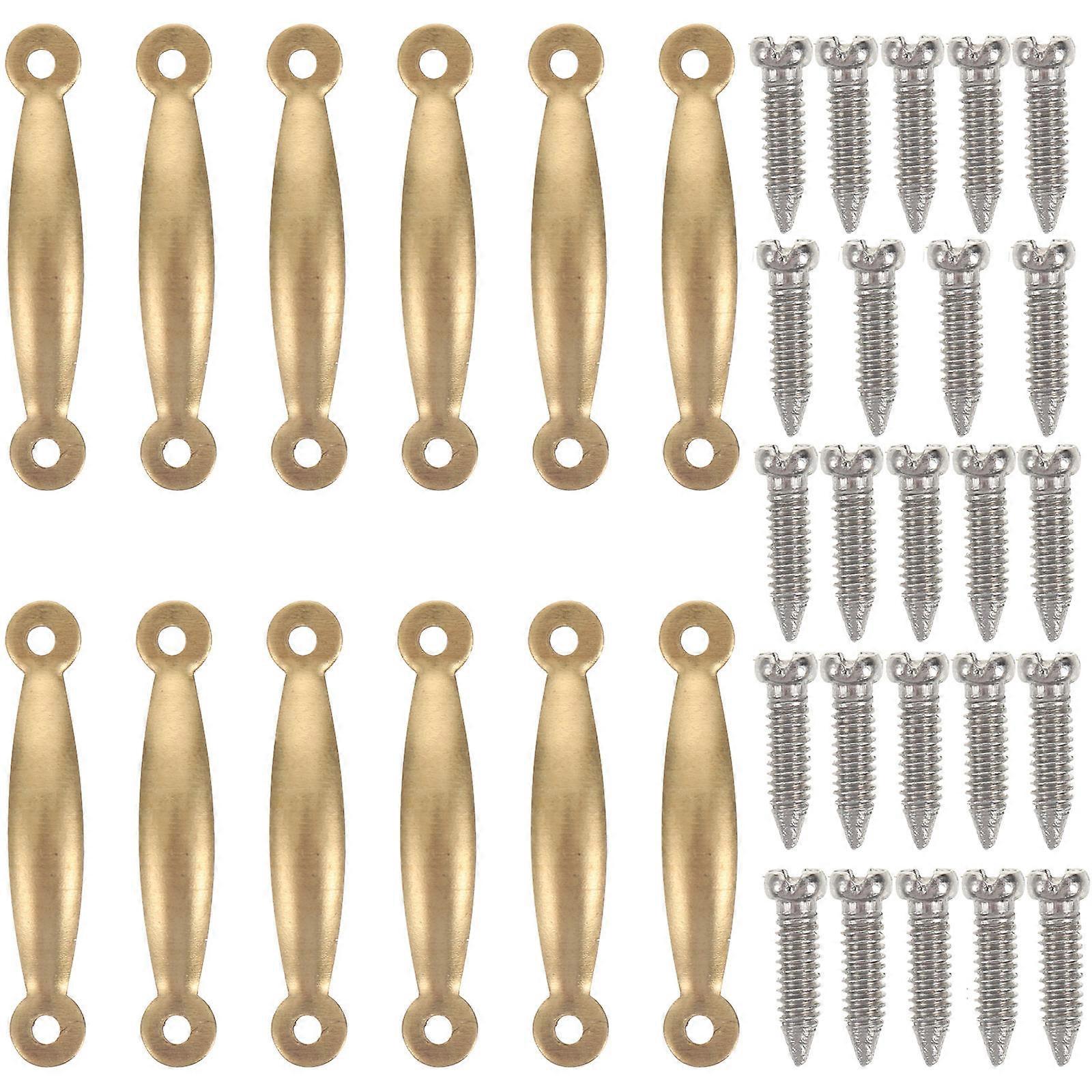 1 Set 1/12 Mini House Furniture Accessory Vintage Mini Handles for DIY
