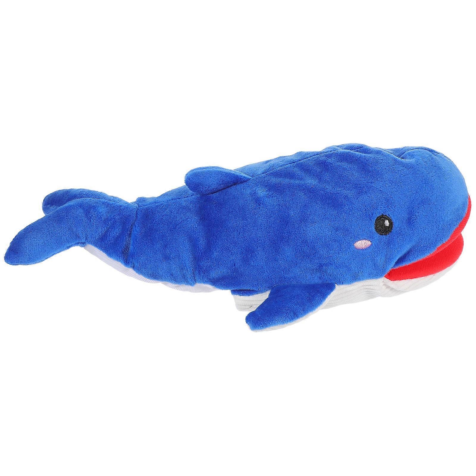 Soft Decorative Whale Hand Puppet for Storytime Imagination Play – Ideal for Home Learning and Creative Play Centers