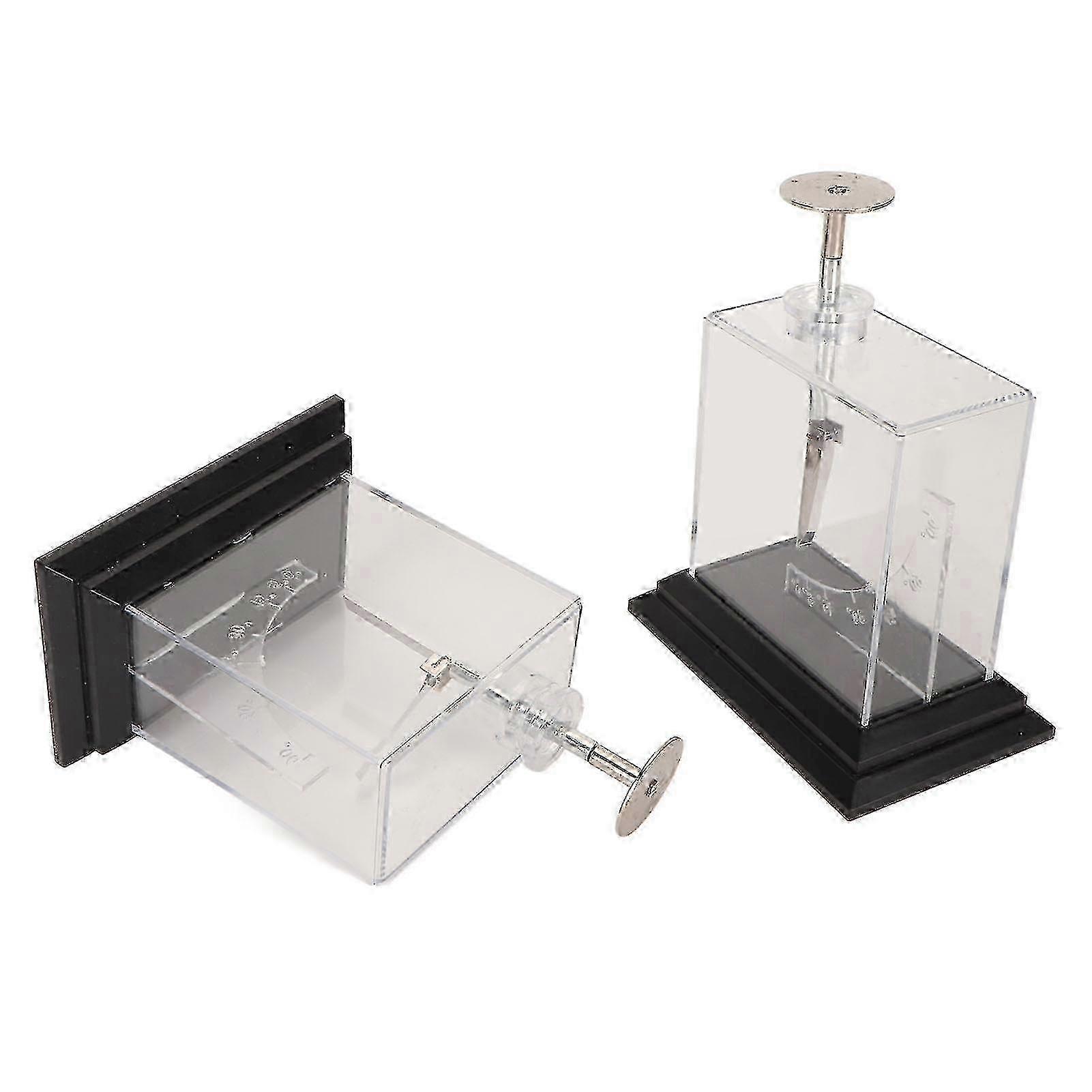 Compact Foil Electroscope with Protractor, High Sensitivity for Physics Teaching and School Experiments