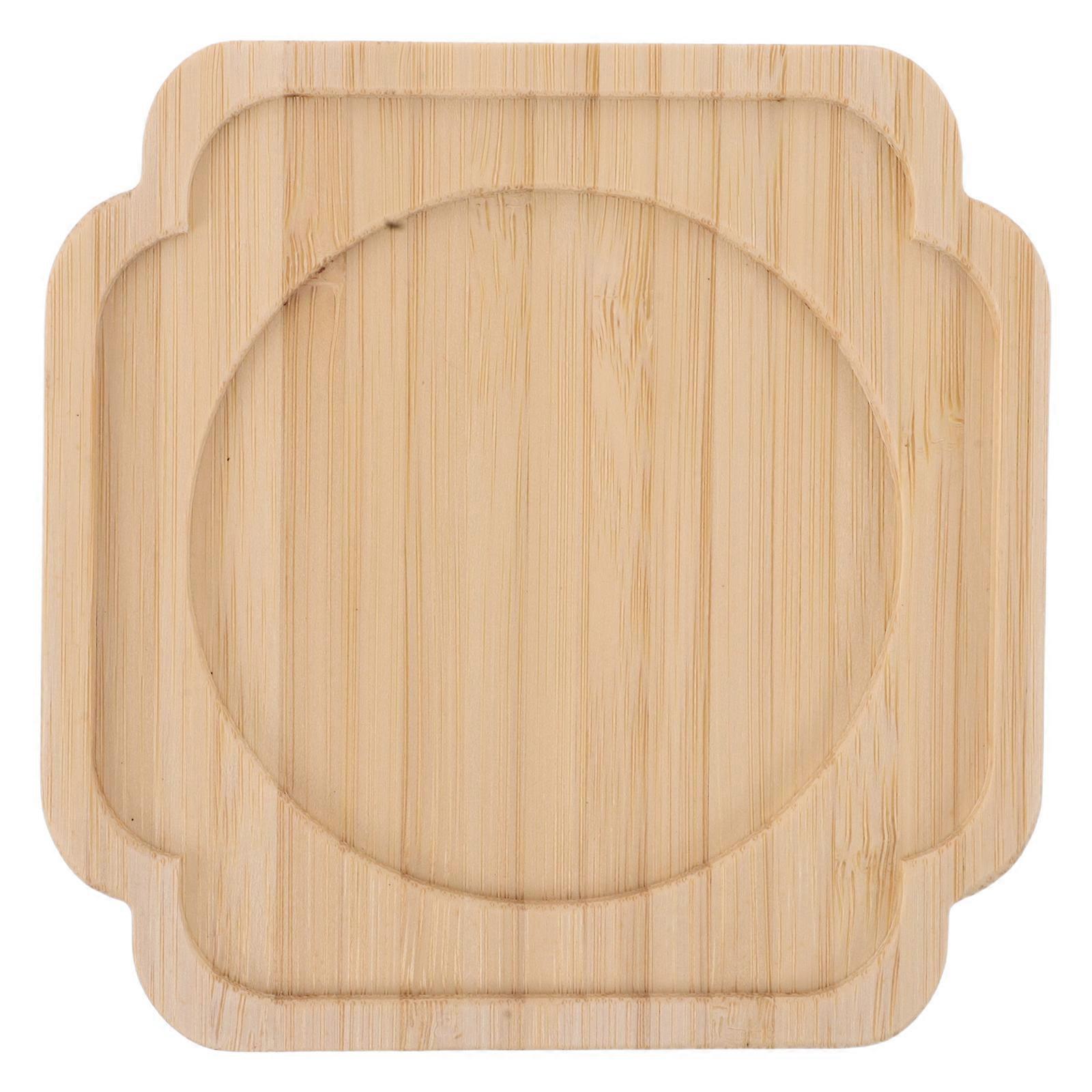 Bamboo Tea Table Mat for Storage with High Heat Resistance Elegant Design Easy to Clean Beige 31.5 x 15.7 Inches