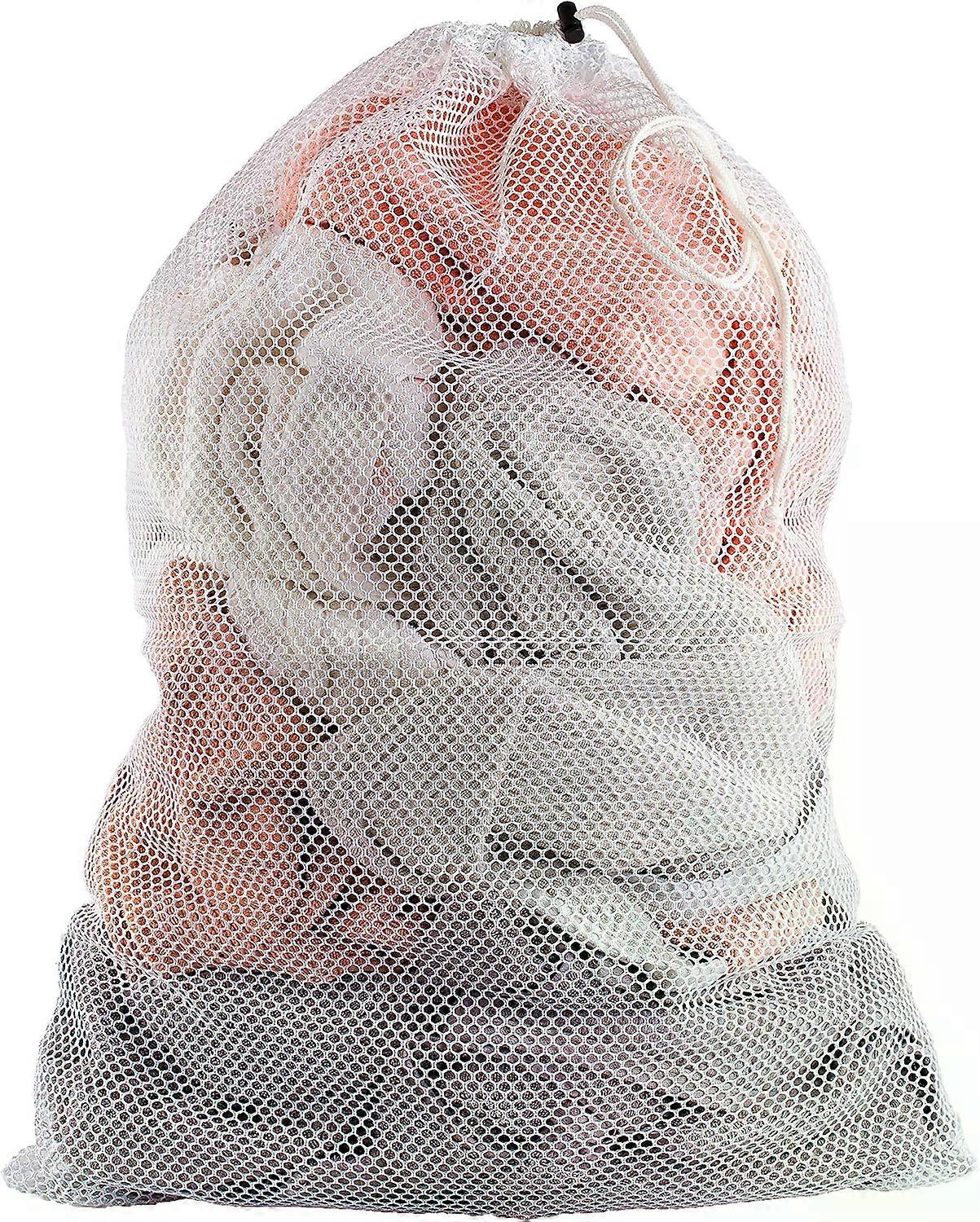 Mesh Laundry Bag, Large 24"X36" Durable Machine Washable with Secure Drawstring