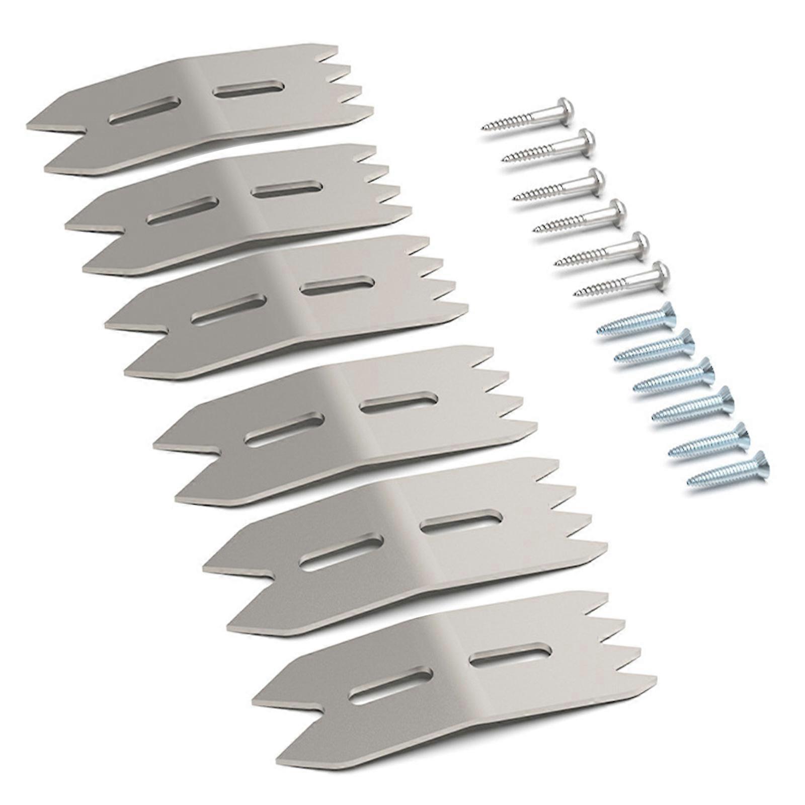 6Pcs Slab Clamping Dogs for Woodworking Tool, Limit Clamp for Flattening Slabs Multicolor