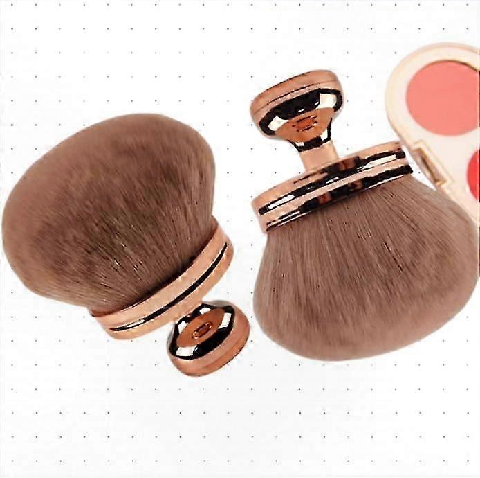Rose Gold Large Body Makeup Brush for Blending and Smoothing Application