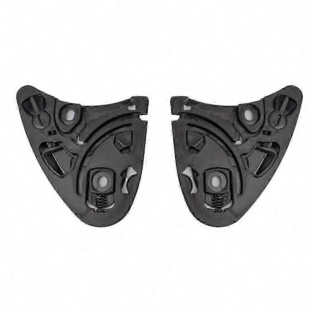 Durable Black Plastic Motorcycle Helmet Replacement Base Plates Visor Mechanism for Z8 Helmet, Easy Installation